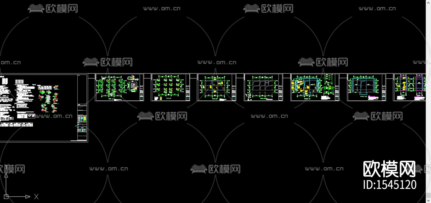 茅草屋cad施工图下载（渲染图1）
