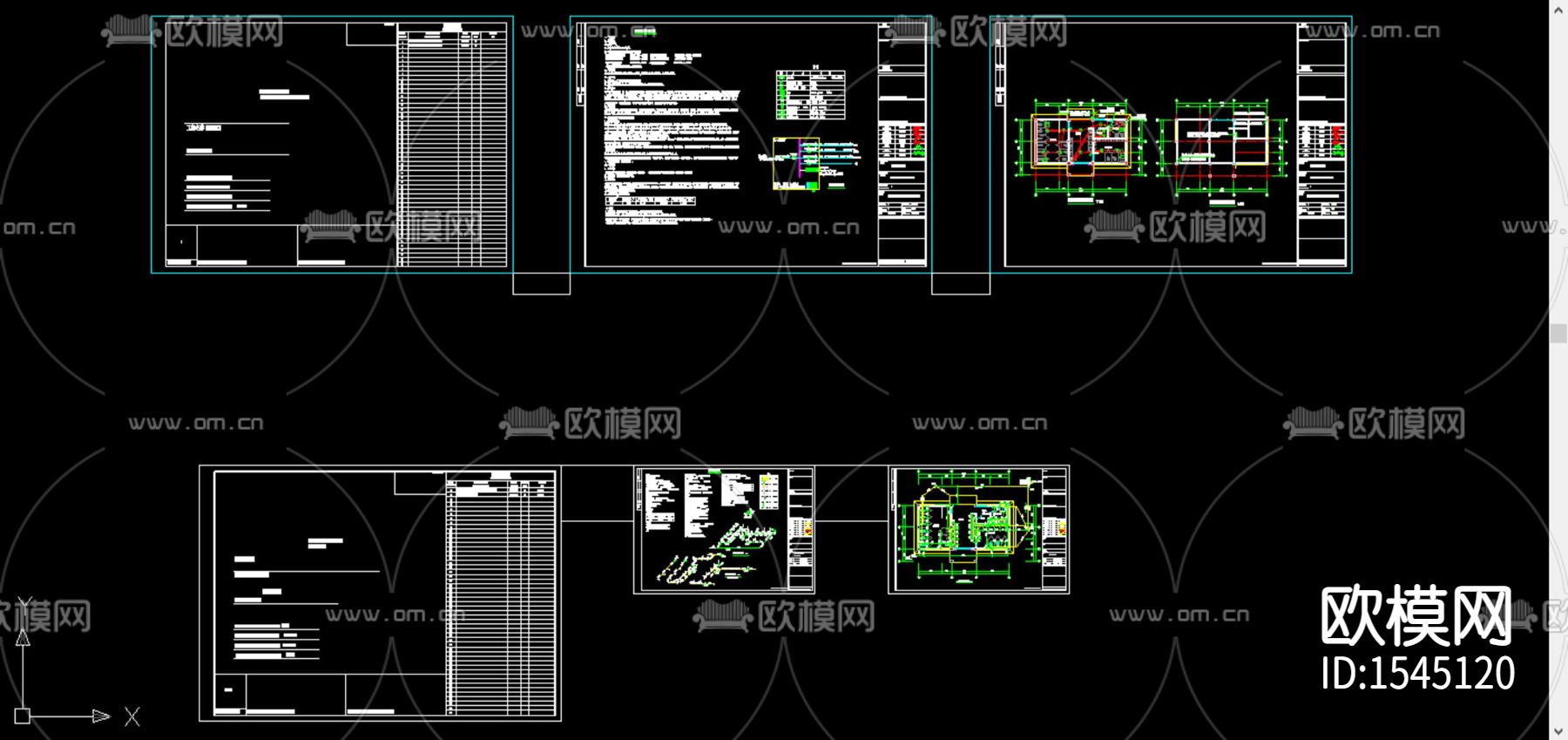 茅草屋cad施工图下载（渲染图4）