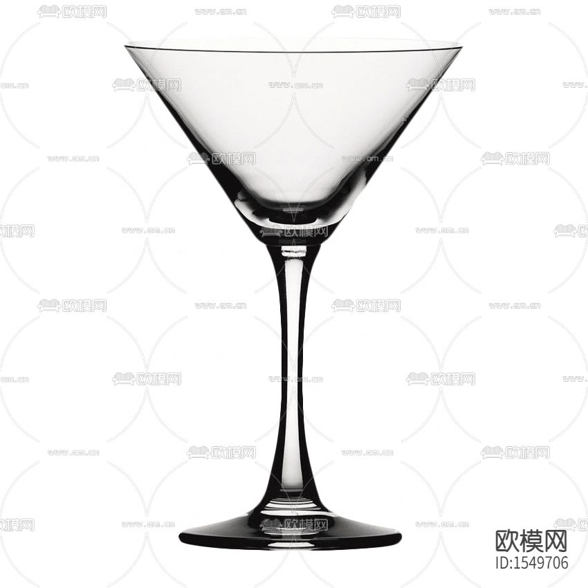 现代简约玻璃高酒杯下载