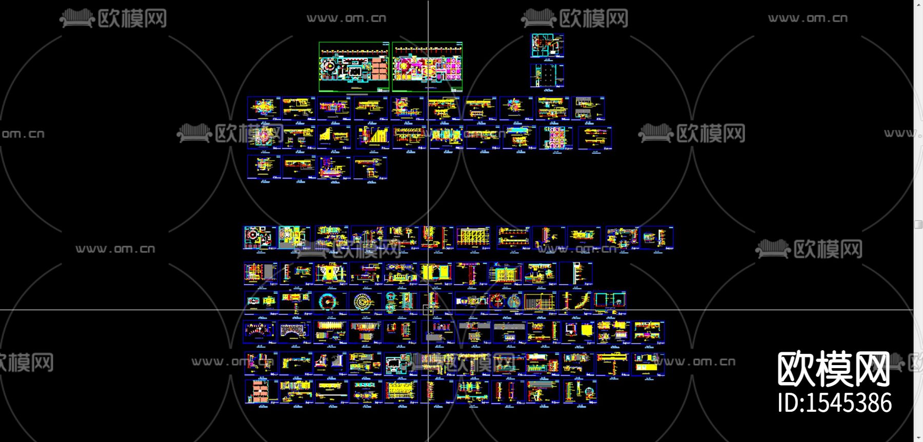休闲澡堂装修设计cad施工图下载（渲染图3）