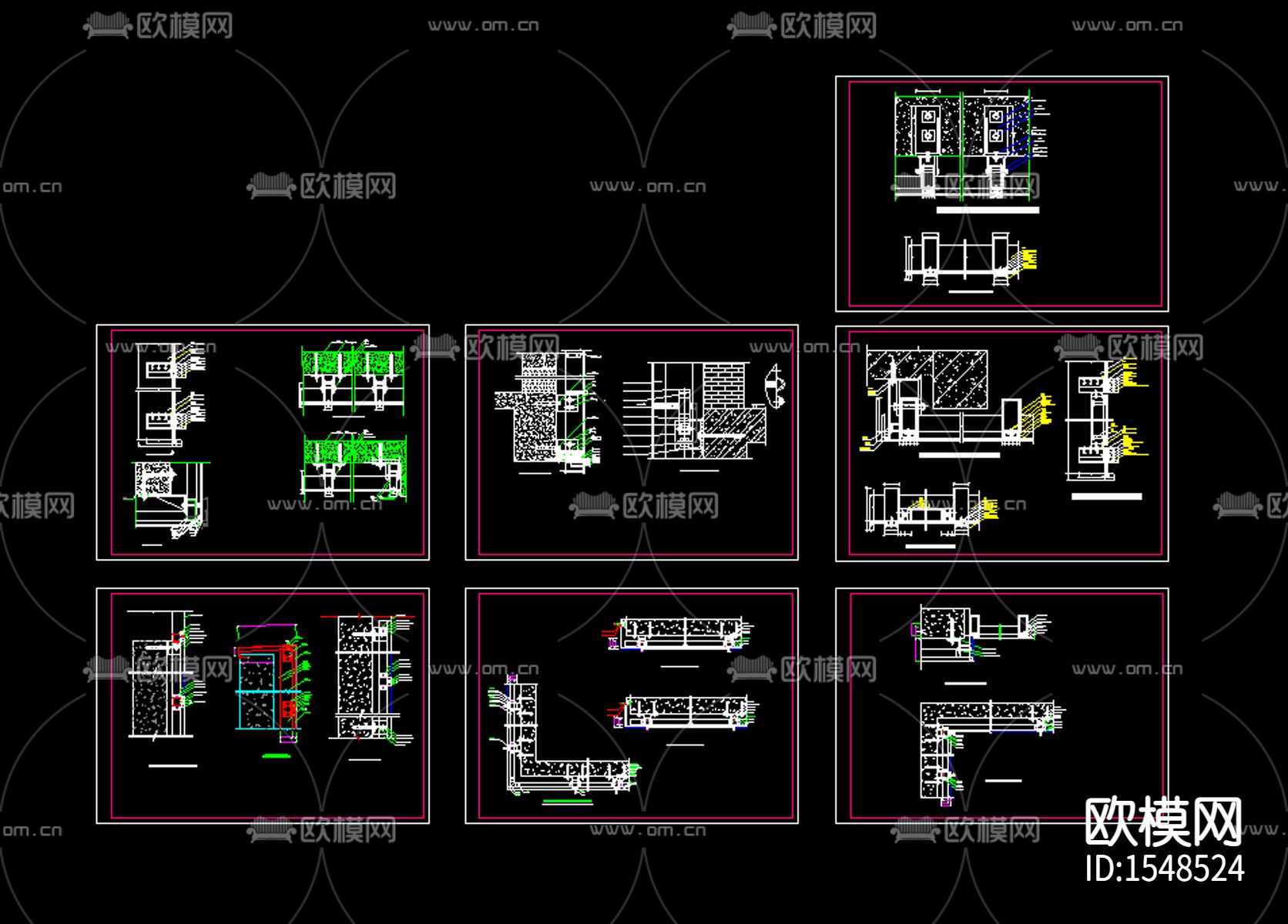 深装总设计研究院cad图库下载（渲染图1）