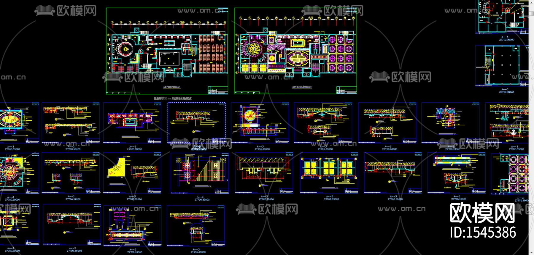 休闲澡堂装修设计cad施工图下载（渲染图2）