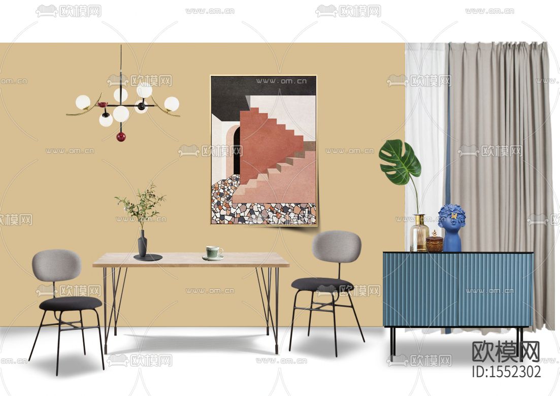 北欧简约创意餐厅