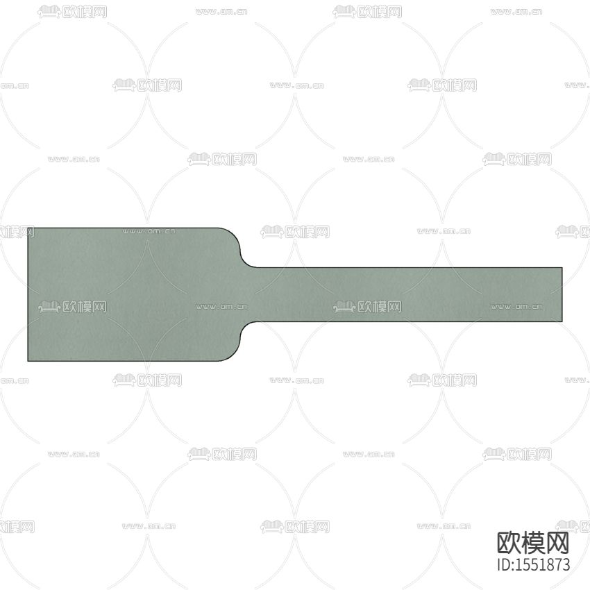 北欧简约青色几何图形壁饰下载