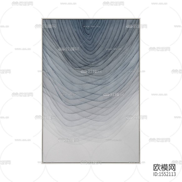 北欧简约条纹渐变色装饰画下载