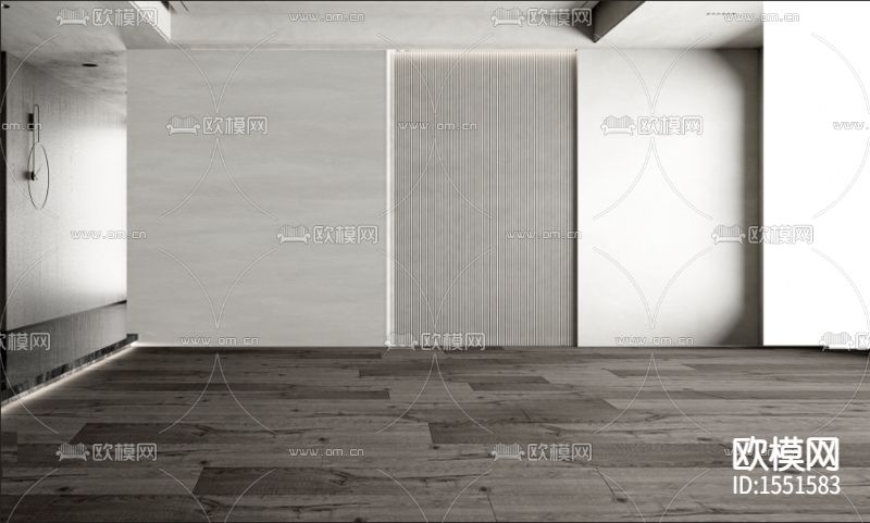 北欧简约客厅场景下载