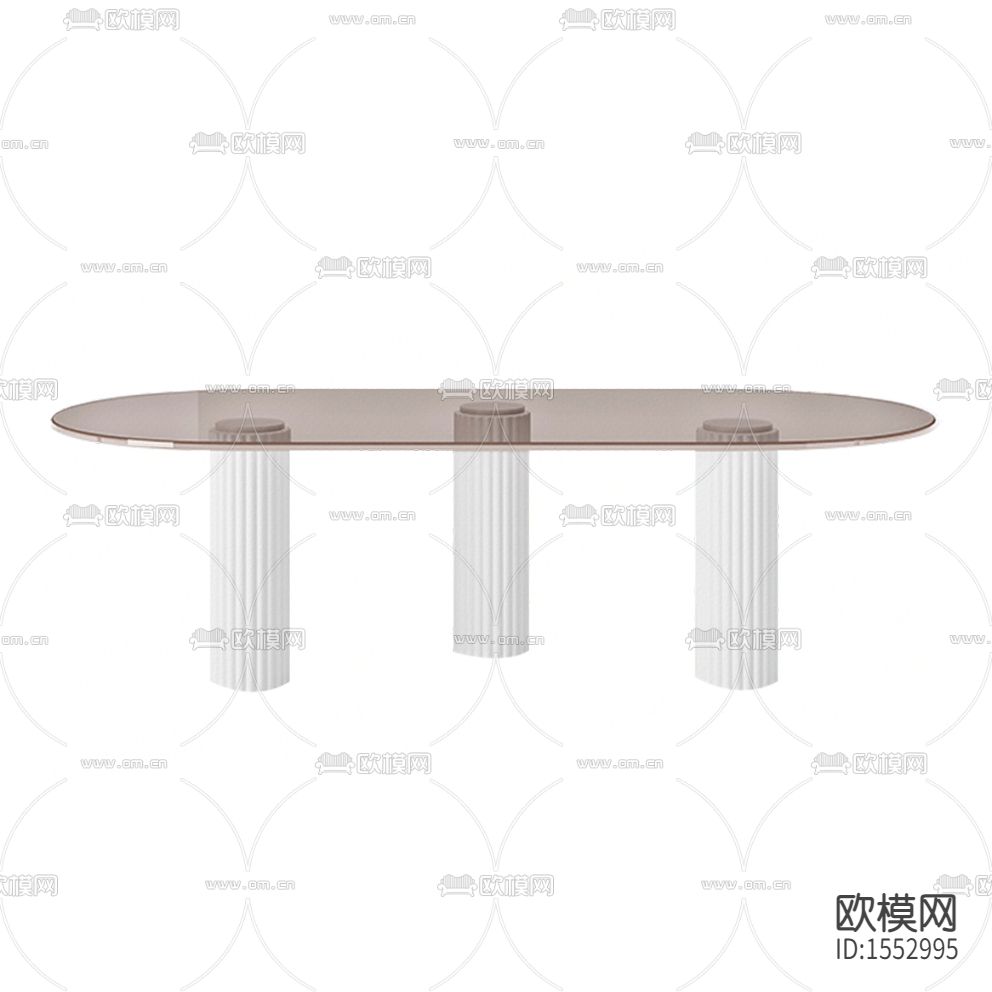 北欧简约创意实木玻璃餐桌下载