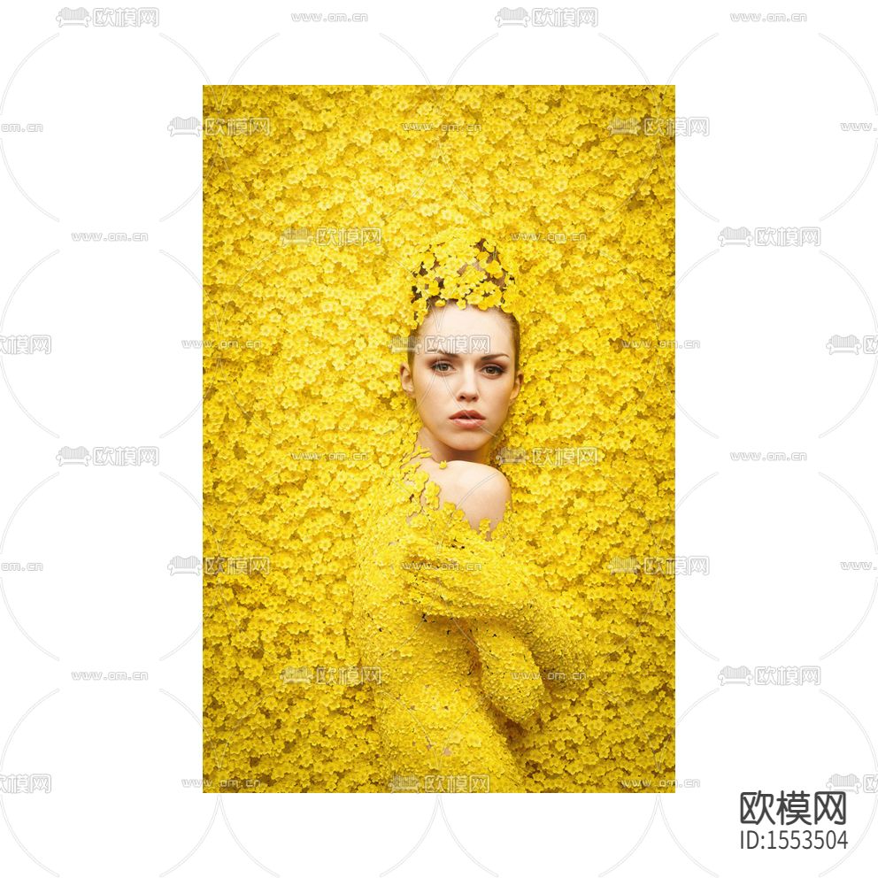 现代创意人像摄影装饰画下载