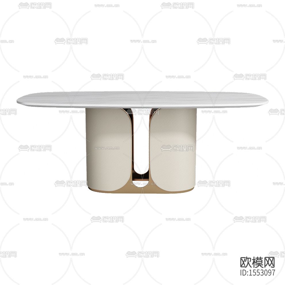 现代轻奢实木大理石餐桌下载