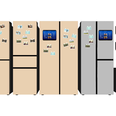  现代智能冰箱空调su模型 