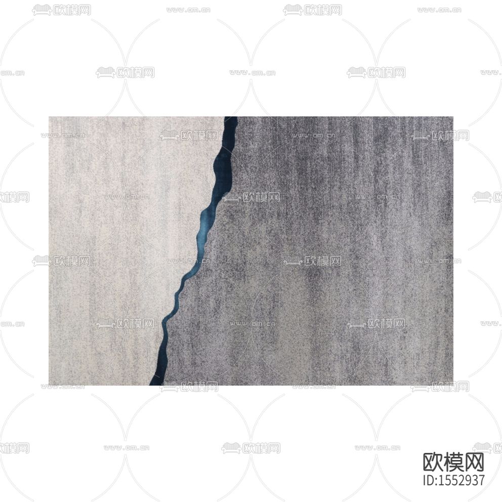 新中式简约布艺地毯下载