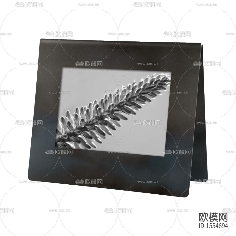 现代简约黑色金属相框