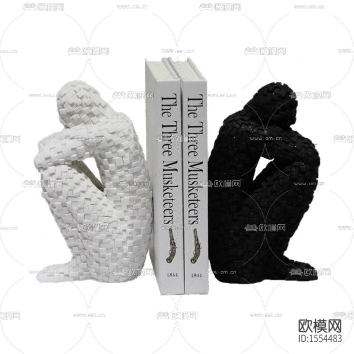 现代极简艺术抽象人物书档下载