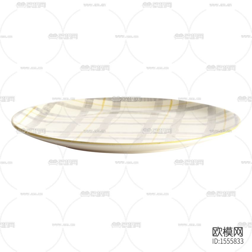 北欧简约彩绘陶瓷餐盘