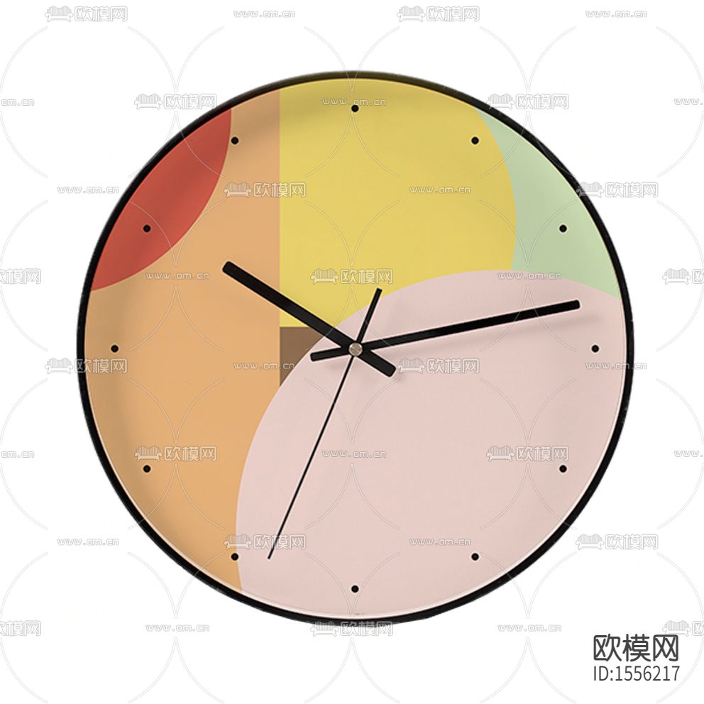 现代简约创意时尚挂钟下载