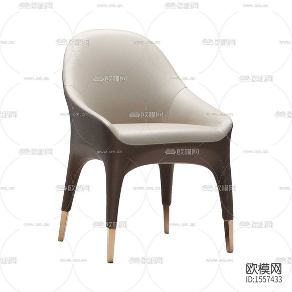 现代简约双色拼接皮革餐椅下载