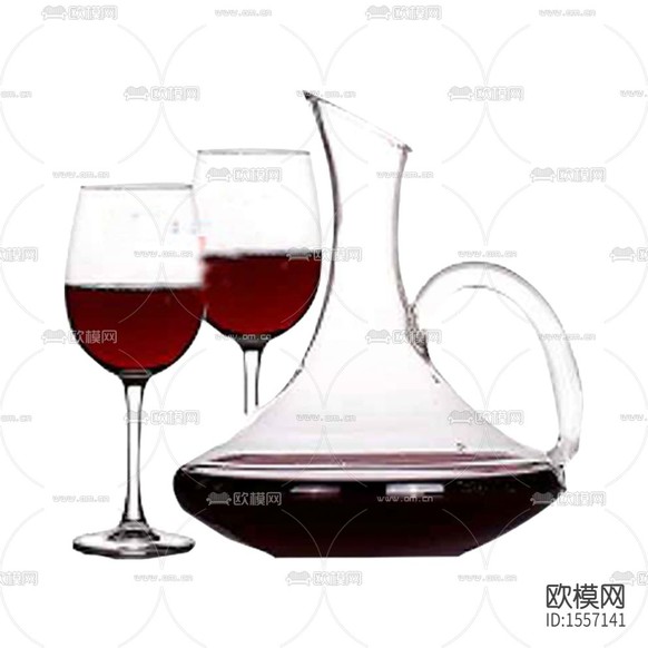 現(xiàn)代簡(jiǎn)約玻璃分酒器高腳杯下載