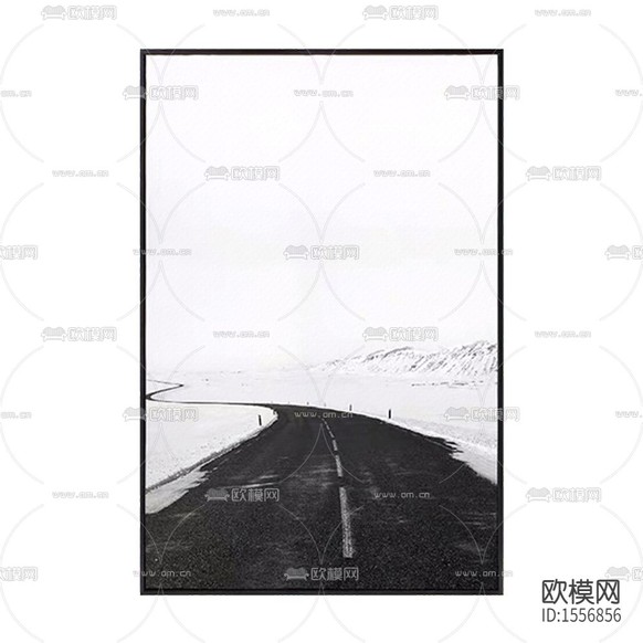 現(xiàn)代簡約黑白創(chuàng)意公路攝影下載