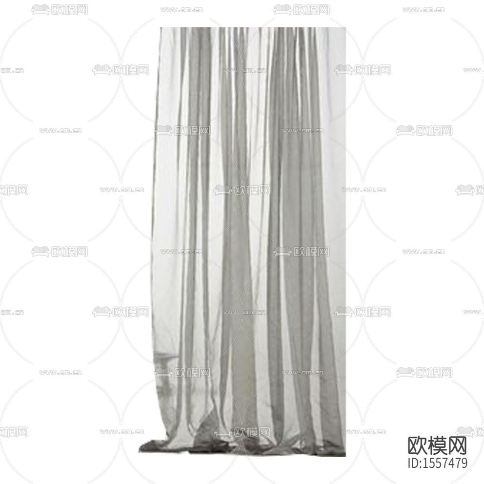 现代简约白色纱帘