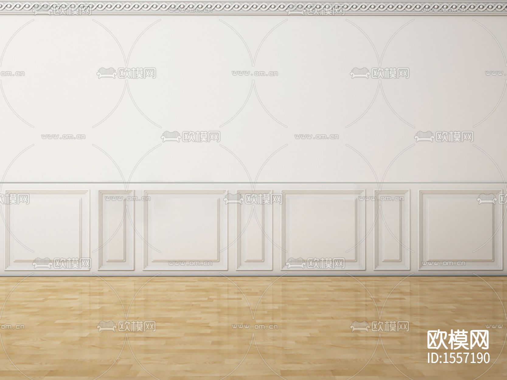 简欧创意客厅场景下载