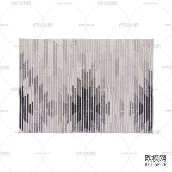 現(xiàn)代簡(jiǎn)約灰色幾何印花布藝地毯下載