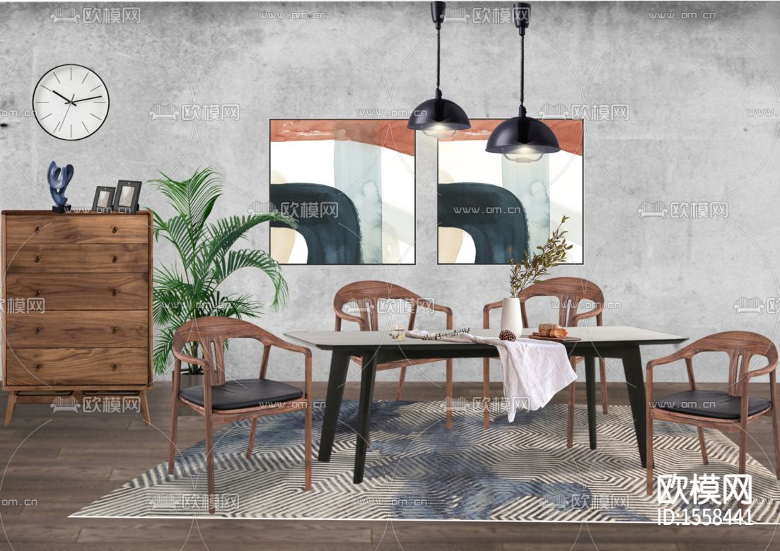 北欧简约怀旧休闲餐厅