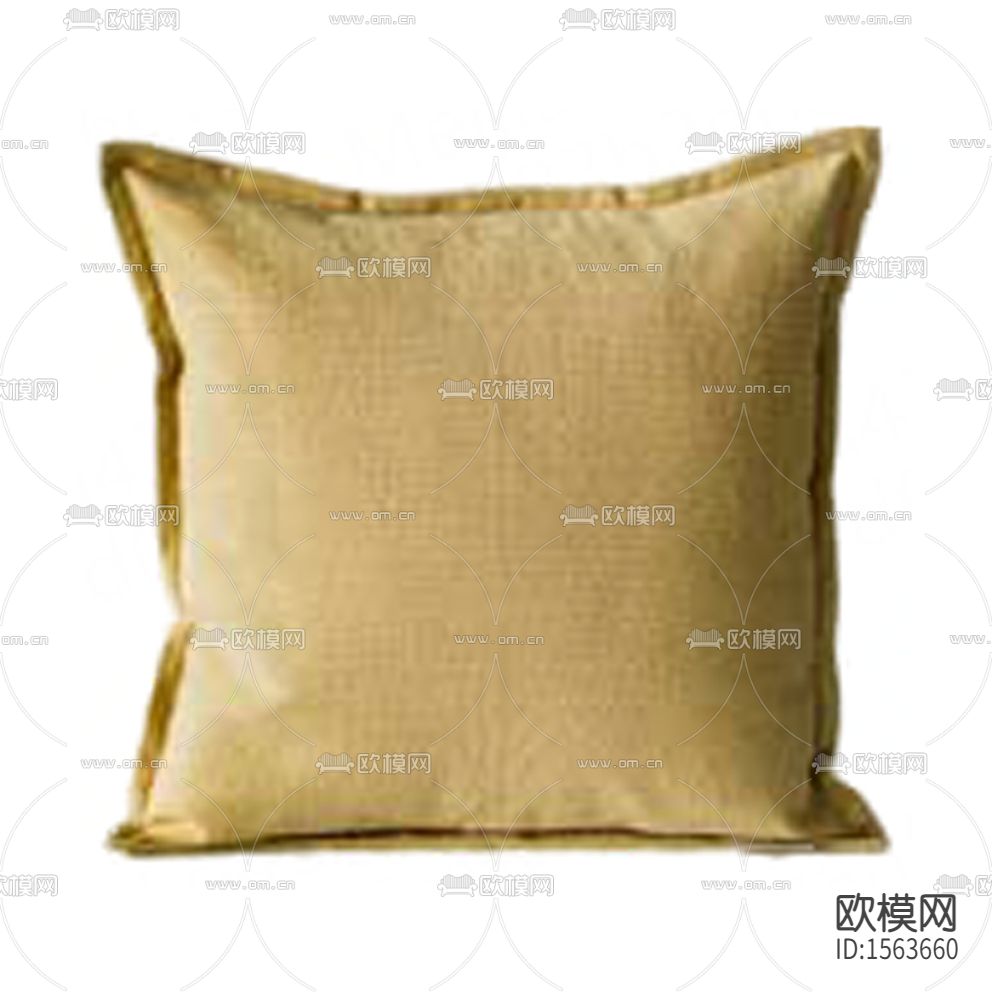 现代简约黄色布艺抱枕下载