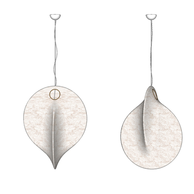  现代异形装饰吊灯su模型 