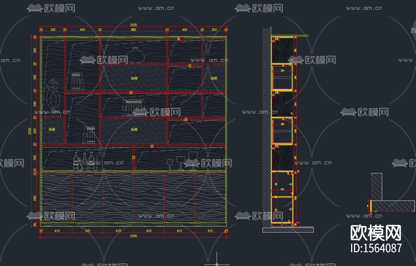家装cad施工图下载（渲染图3）