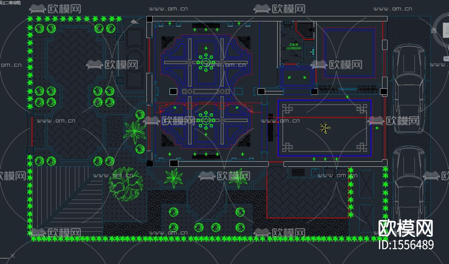 欧式别墅下载（渲染图3）