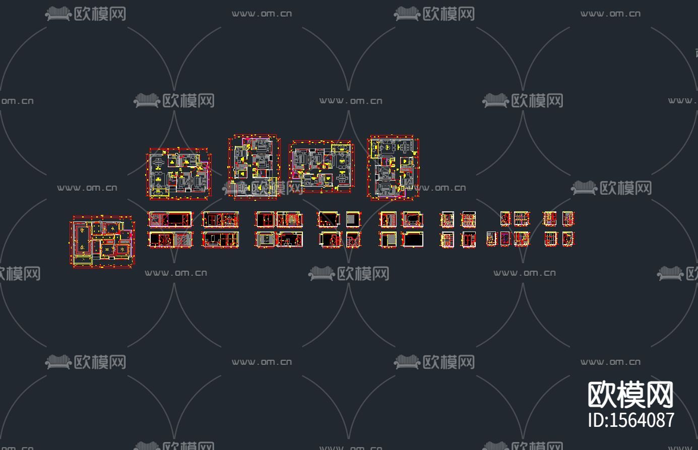 家装cad施工图下载（渲染图4）
