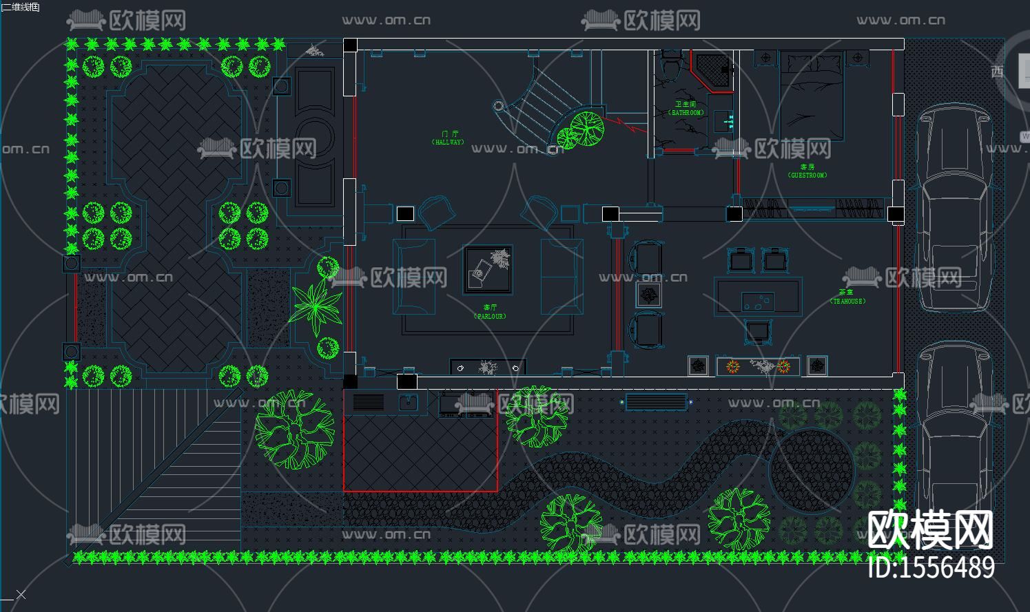 欧式别墅下载（渲染图1）