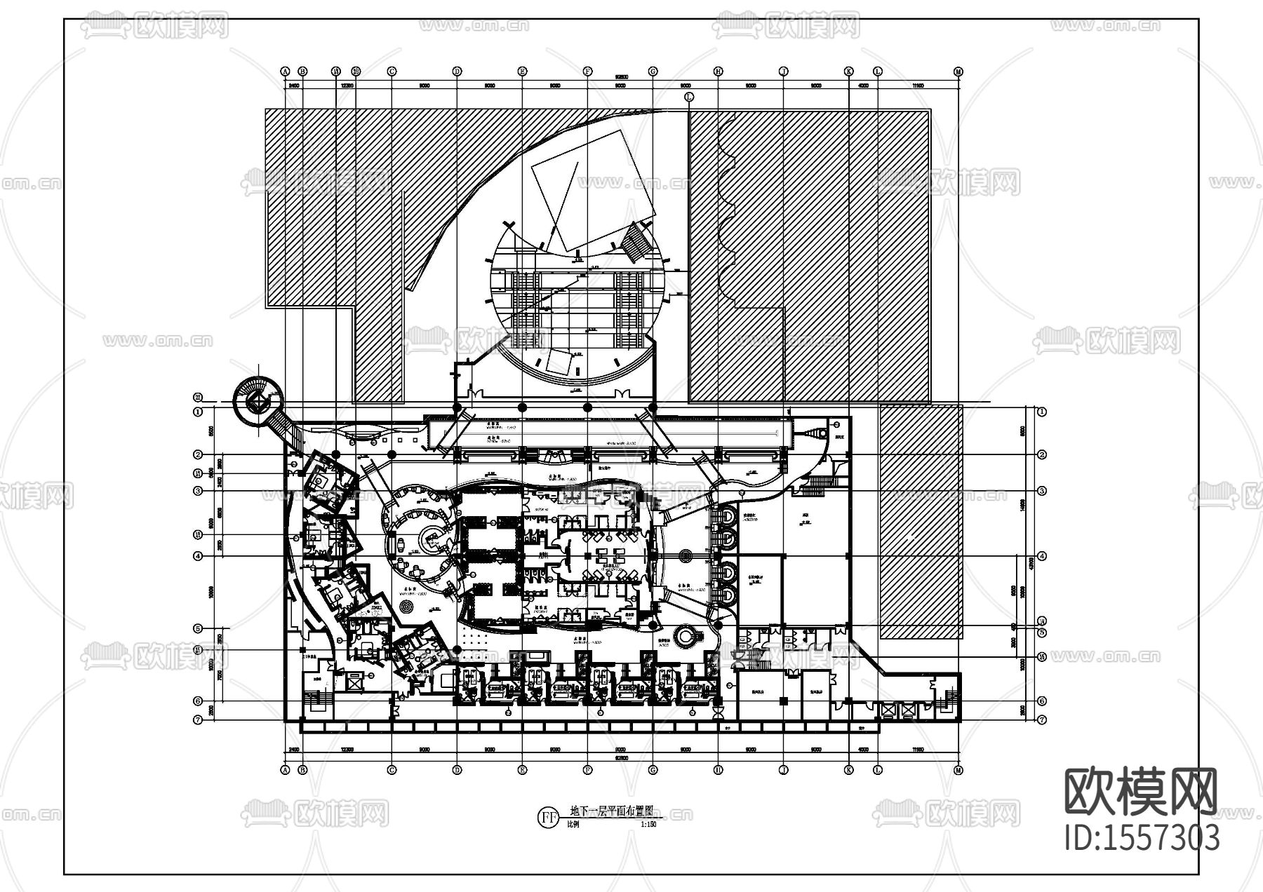 SPA 空间施工图下载（渲染图1）