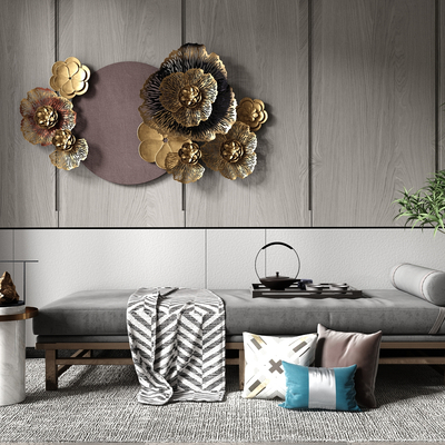  现代沙发凳床尾凳su模型 