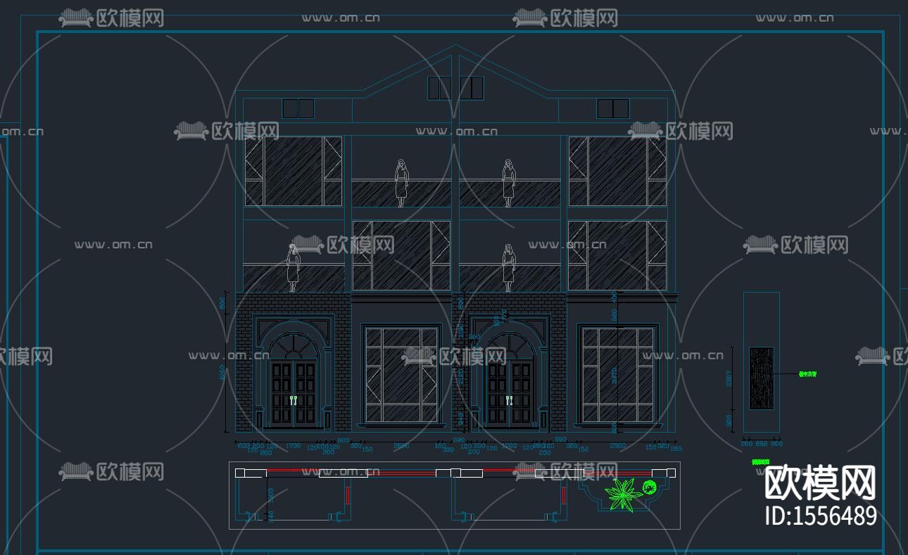 欧式别墅下载（渲染图2）
