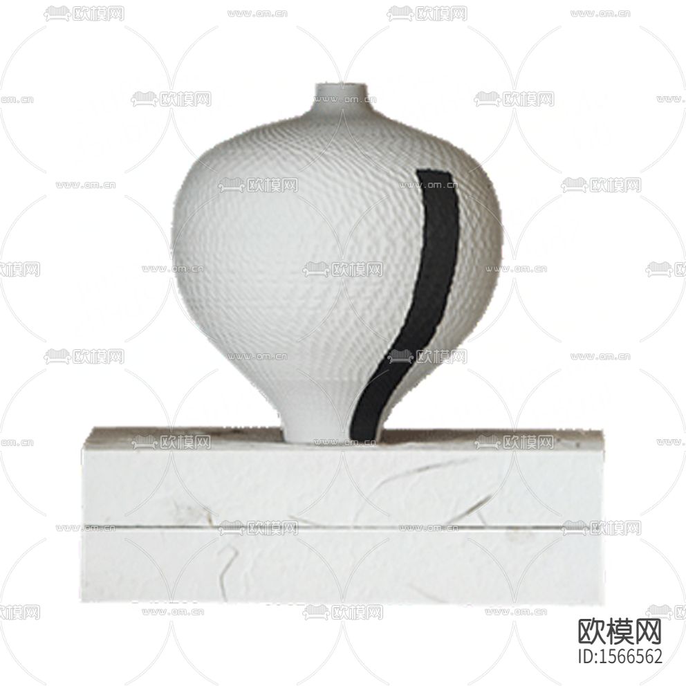 现代简约大理石陶瓷花瓶下载