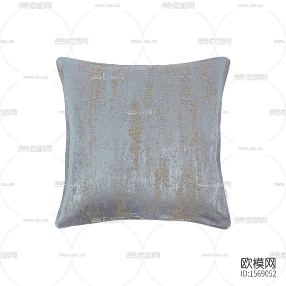 现代轻奢灰色绣金箔布艺抱枕下载