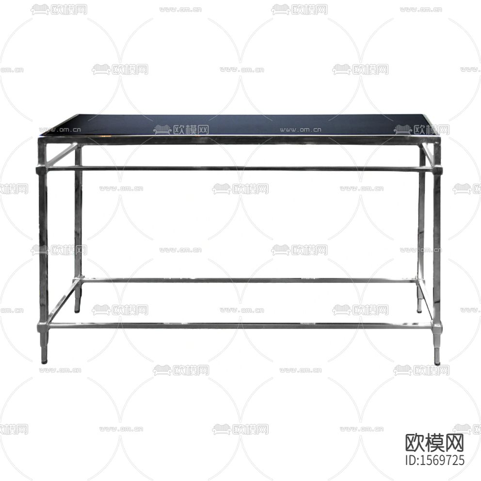 工业风简约不锈钢实木案几下载