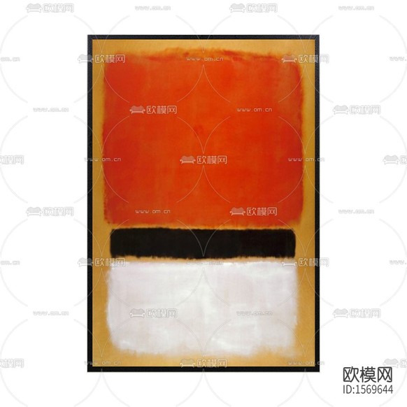 现代简约彩色抽象装饰画下载