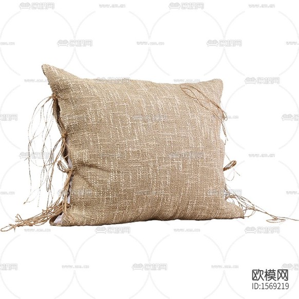 日式简约手工纯色麻棉流苏抱枕下载