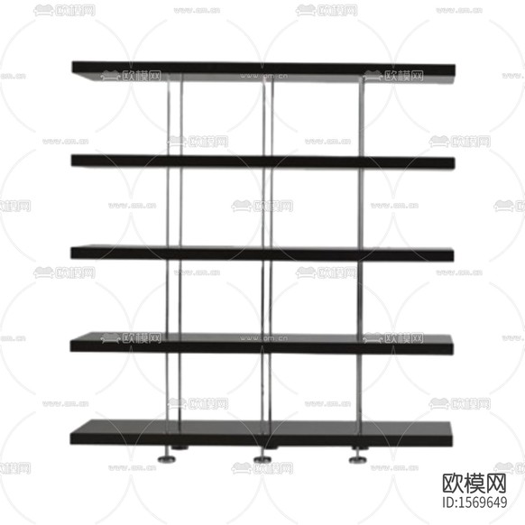 现代简约不锈钢实木书架下载