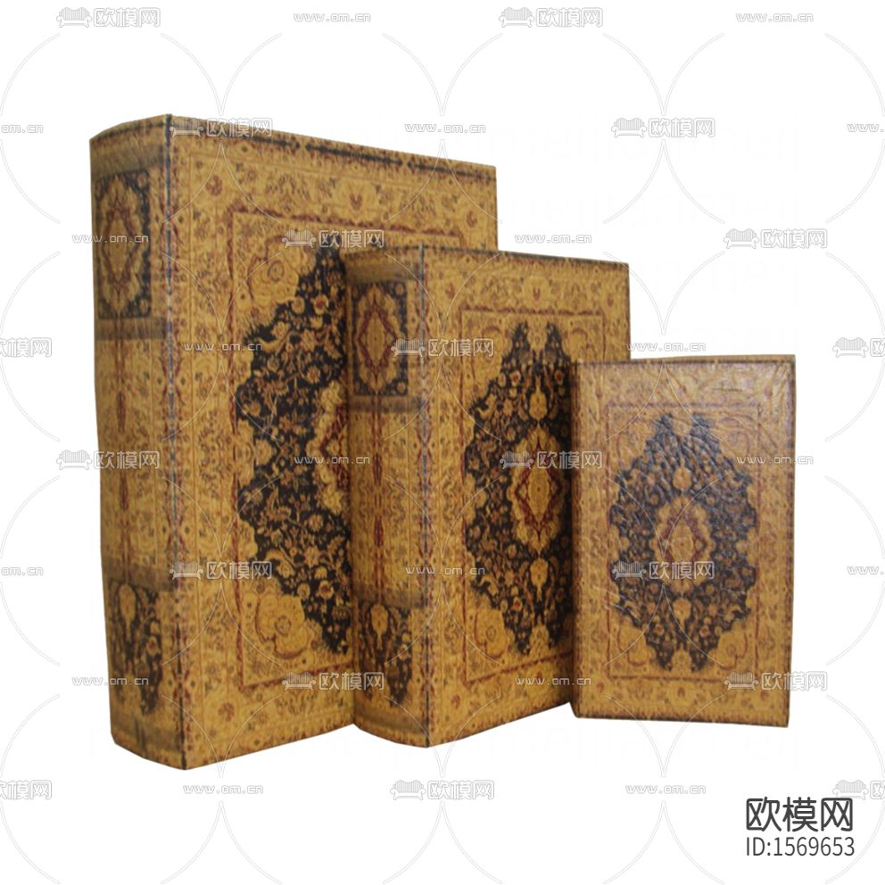 欧式古典做旧书籍摆件