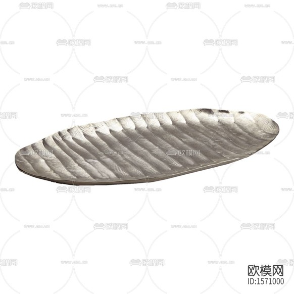 現(xiàn)代輕奢線性紋鋁制托盤下載