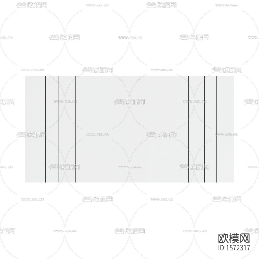 现代简要白色饰面板背景墙