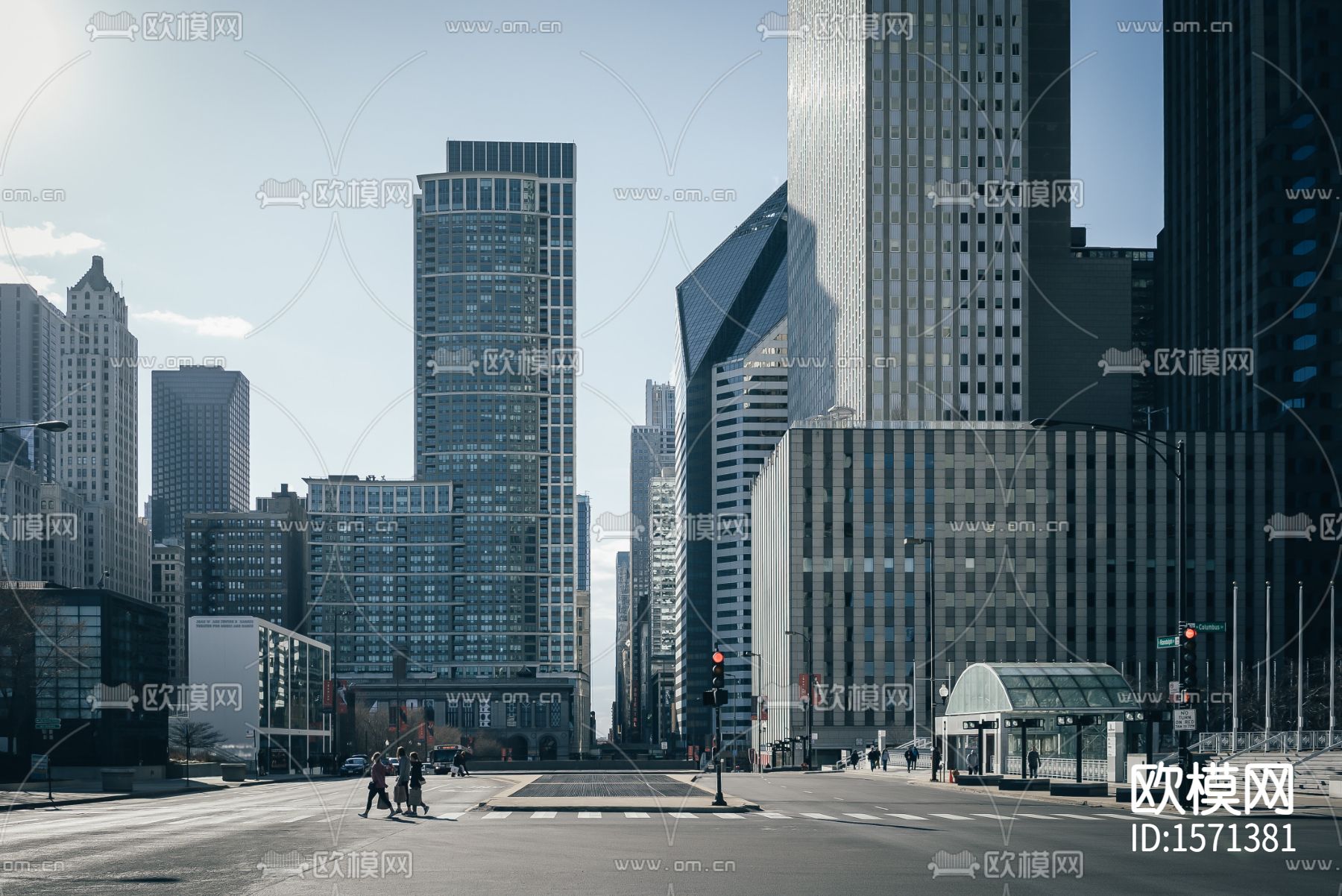 城市外景贴图下载