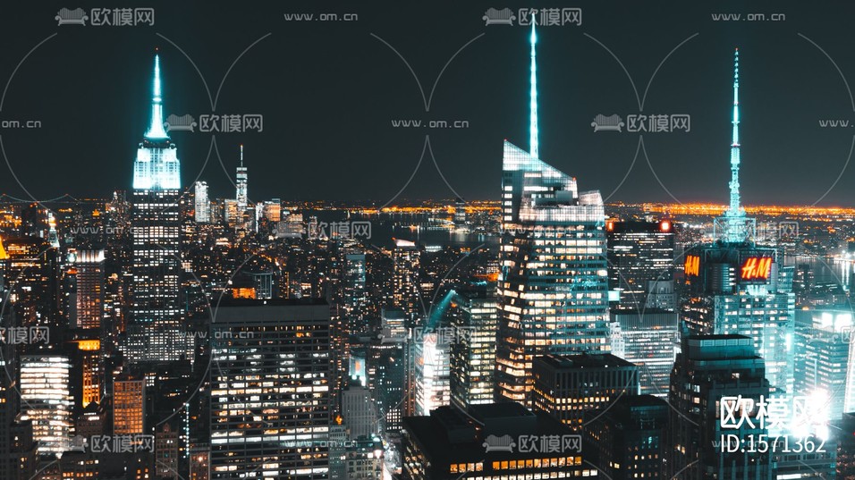 高清城市夜景贴图下载