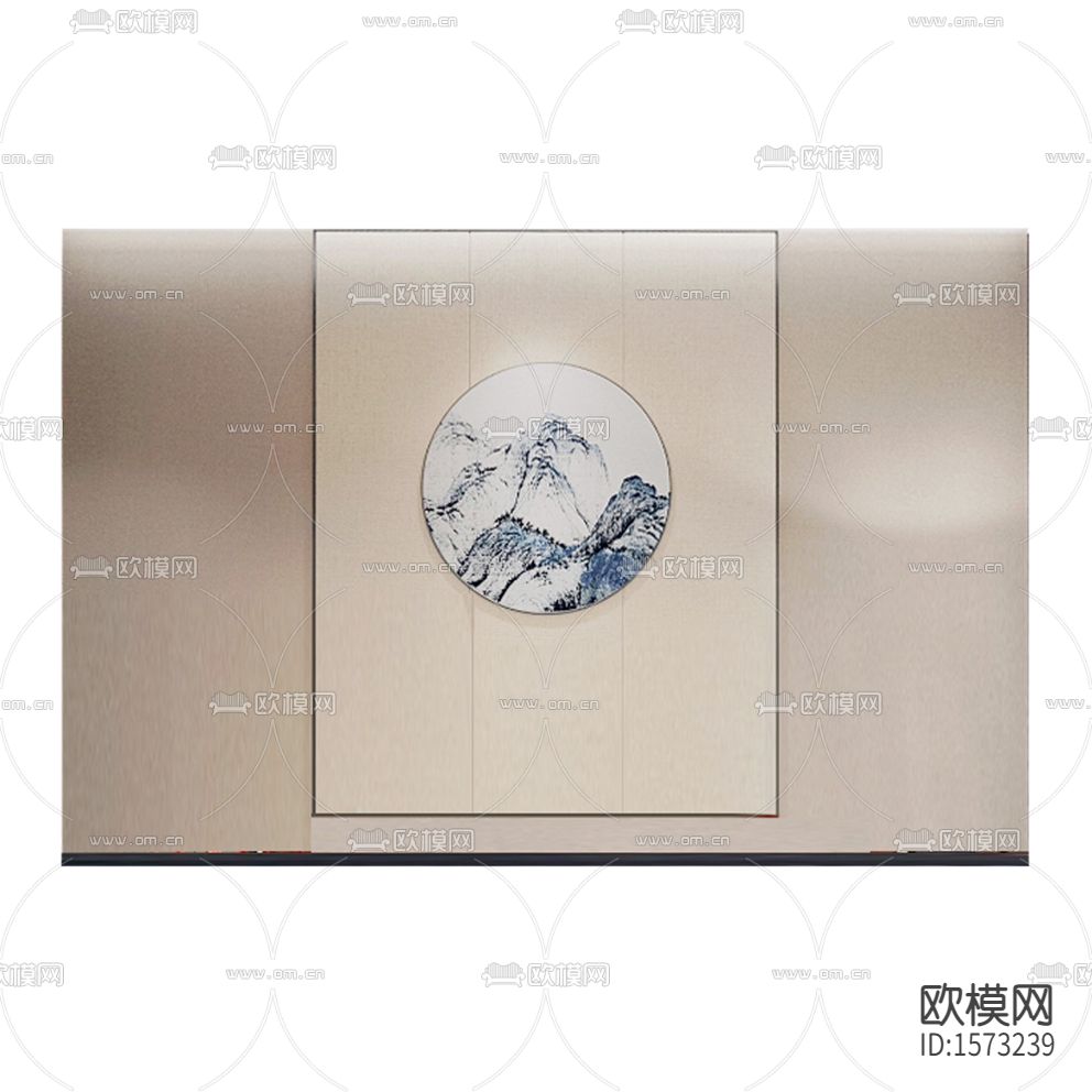 新中式禅意背景墙