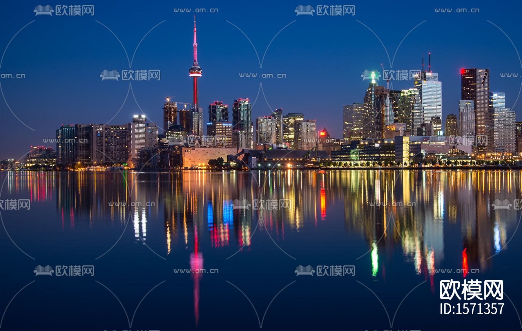 城市夜景贴图下载