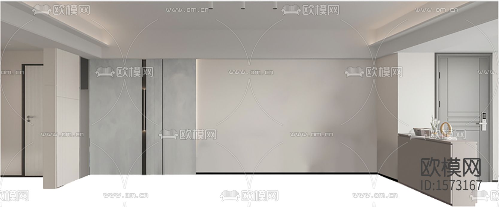 现代简约创意客餐厅场景