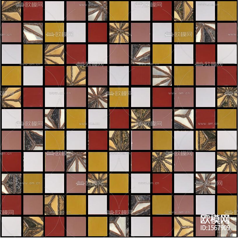 拼花瓷砖下载（渲染图1）